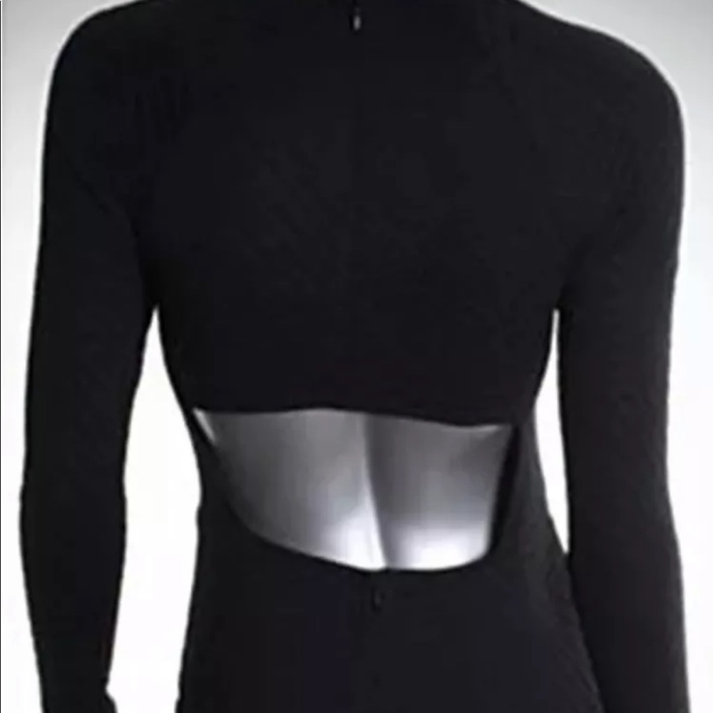 NWT Yigal Azrouel Cut25 Black Cut Out Dress Size 2